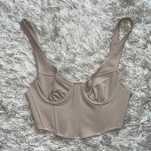 NWOT Cropped Corset